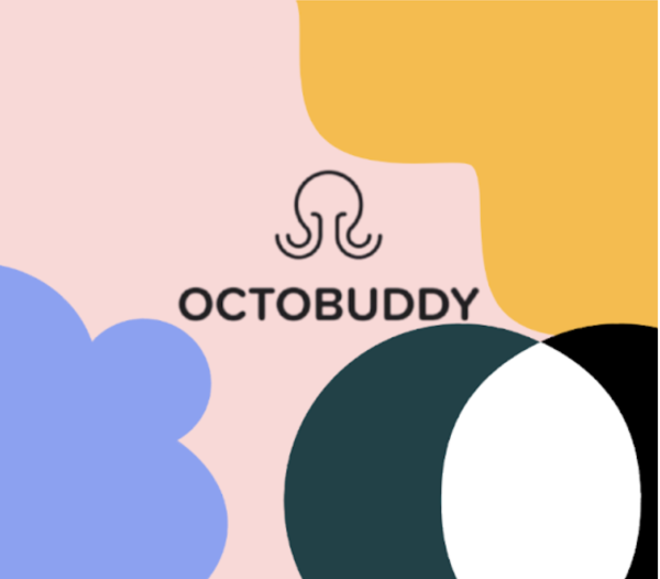 Graphic of Octobuddy logo.